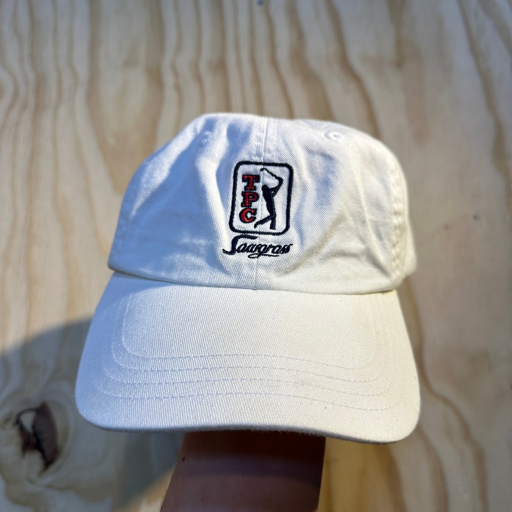 Imperial TPC Sawgrass Golf Hat White Adjustable Strapback Cotton Cap